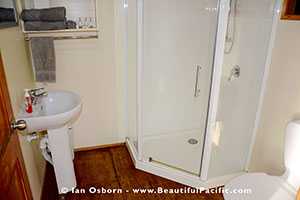 bathroom of the beachfront villa